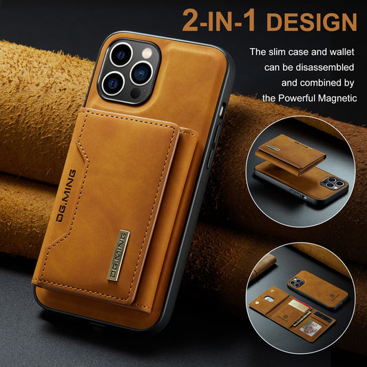 2-in-1 Detachable Leather Wallet Case for iPhone